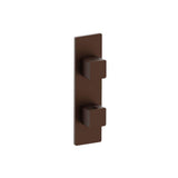 Isenberg By Flusso - 3/4'' Horizontal Thermostatic Shower Valve & Trim - 1- Output - Vortex Brown