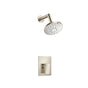 Isenberg By Flusso - Single Output Shower Set With ABS Shower Head & Arm - Brushed Nickel PVD