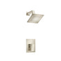 Isenberg By Flusso - Single Output Shower Set With Brass Shower Head & Arm - Brushed Nickel PVD