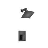 Isenberg By Flusso - Single Output Shower Set With Brass Shower Head & Arm - Matte Black