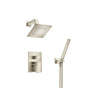 Isenberg By Flusso - Two Output Shower Set With Shower Head And Hand Held - Brushed Nickel PVD