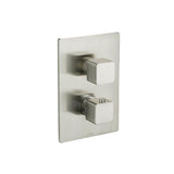 Isenberg By Flusso - 3/4'' Thermostatic Valve & Trim - 3 Output - Brushed Nickel PVD