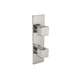 Isenberg By Flusso - 3/4'' Thermostatic Shower Valve & Trim  - 3-Output - Brushed Nickel PVD