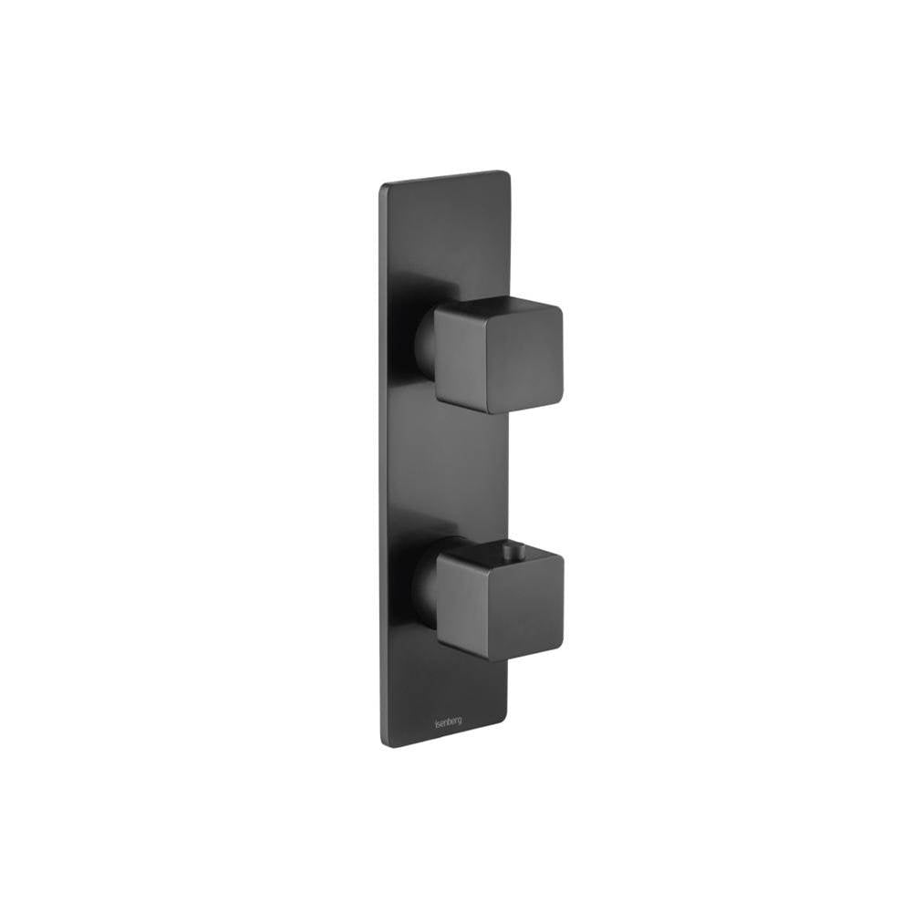 Isenberg By Flusso - 3/4'' Thermostatic Shower Valve & Trim  - 2-Output - Matte Black