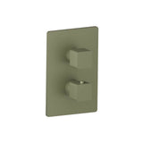 Isenberg By Flusso - 3/4'' Thermostatic Shower Valve & Trim - 1 Output - Army Green