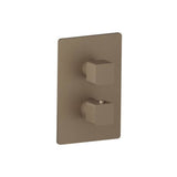 Isenberg By Flusso - 3/4'' Thermostatic Shower Valve & Trim - 1 Output - Dark Tan