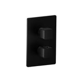 Isenberg By Flusso - 3/4'' Thermostatic Shower Valve & Trim - 1 Output - Gloss Black