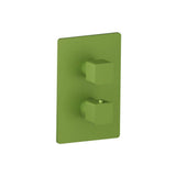 Isenberg By Flusso - 3/4'' Thermostatic Shower Valve & Trim - 1 Output - Isenberg Green