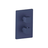 Isenberg By Flusso - 3/4'' Thermostatic Shower Valve & Trim - 1 Output - Navy Blue