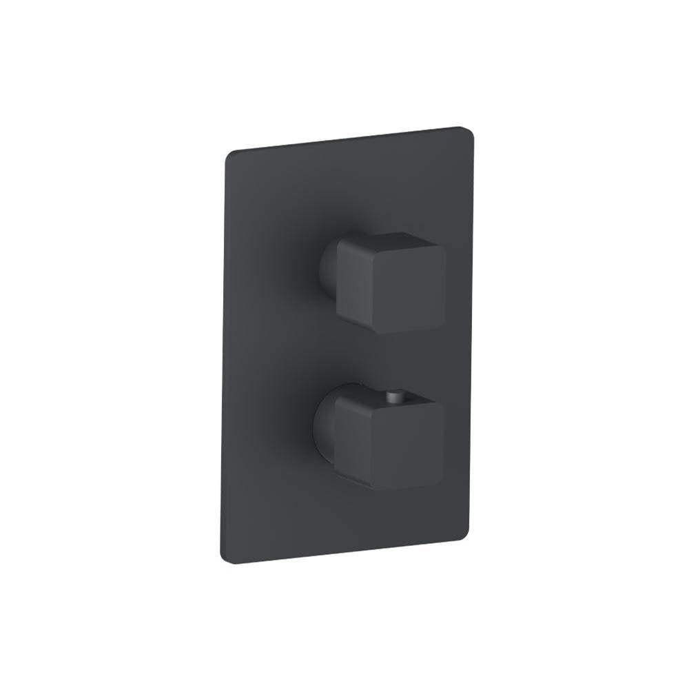 Isenberg By Flusso - 3/4'' Thermostatic Shower Valve & Trim - 1 Output - Rock Grey