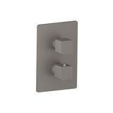 Isenberg By Flusso - 3/4'' Thermostatic Shower Valve & Trim - 1 Output - Steel Grey
