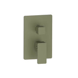 Isenberg By Flusso - 3/4'' Thermostatic Shower Valve With Trim - 1 Output - Army Green
