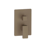 Isenberg By Flusso - 3/4'' Thermostatic Shower Valve With Trim - 1 Output - Dark Tan