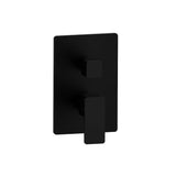 Isenberg By Flusso - 3/4'' Thermostatic Shower Valve With Trim - 1 Output - Gloss Black