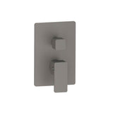Isenberg By Flusso - 3/4'' Thermostatic Shower Valve With Trim - 1 Output - Steel Grey