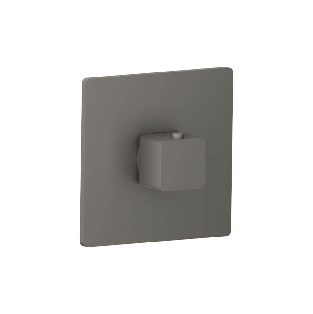 Isenberg By Flusso - 3/4'' Thermostatic Valve With Trim - Steel Grey