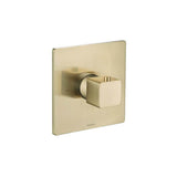 Isenberg By Flusso - 3/4'' Thermostatic Valve With Trim - Satin Brass PVD