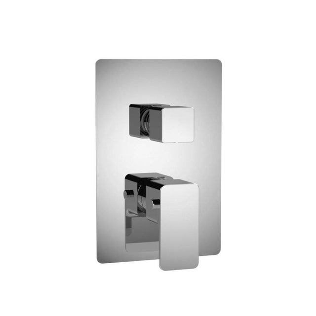 Isenberg By Flusso - 3/4'' Thermostatic Valve With Trim - 3 Output - Polished Nickel PVD