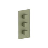 Isenberg By Flusso - 3/4'' Thermostatic Valve and Trim - 2 Outputs - Army Green