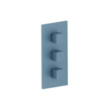 Isenberg By Flusso - 3/4'' Thermostatic Valve and Trim - 2 Outputs - Blue Platinum