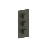 Isenberg By Flusso - 3/4'' Thermostatic Valve and Trim - 2 Outputs - Dark Green