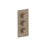 Isenberg By Flusso - 3/4'' Thermostatic Valve and Trim - 2 Outputs - Dark Tan