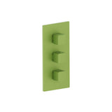 Isenberg By Flusso - 3/4'' Thermostatic Valve and Trim - 2 Outputs - Isenberg Green