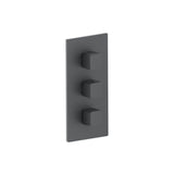 Isenberg By Flusso - 3/4'' Thermostatic Valve and Trim - 2 Outputs - Rock Grey