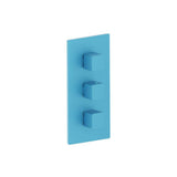 Isenberg By Flusso - 3/4'' Thermostatic Valve and Trim - 2 Outputs - Sky Blue