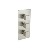 Isenberg By Flusso - 3/4'' Thermostatic Valve & Trim - 4 Output - Brushed Nickel PVD
