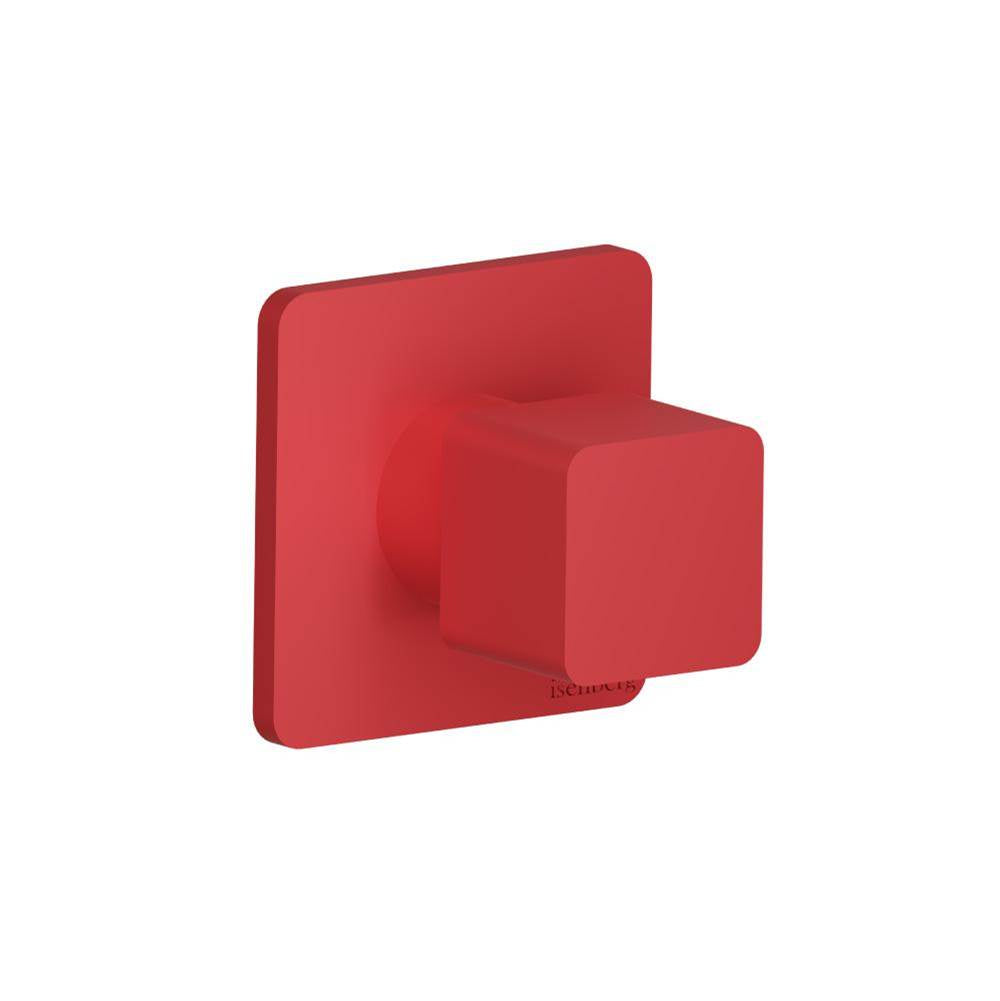 Isenberg By Flusso - 3/4'' Volume Control & Trim - Deep Red