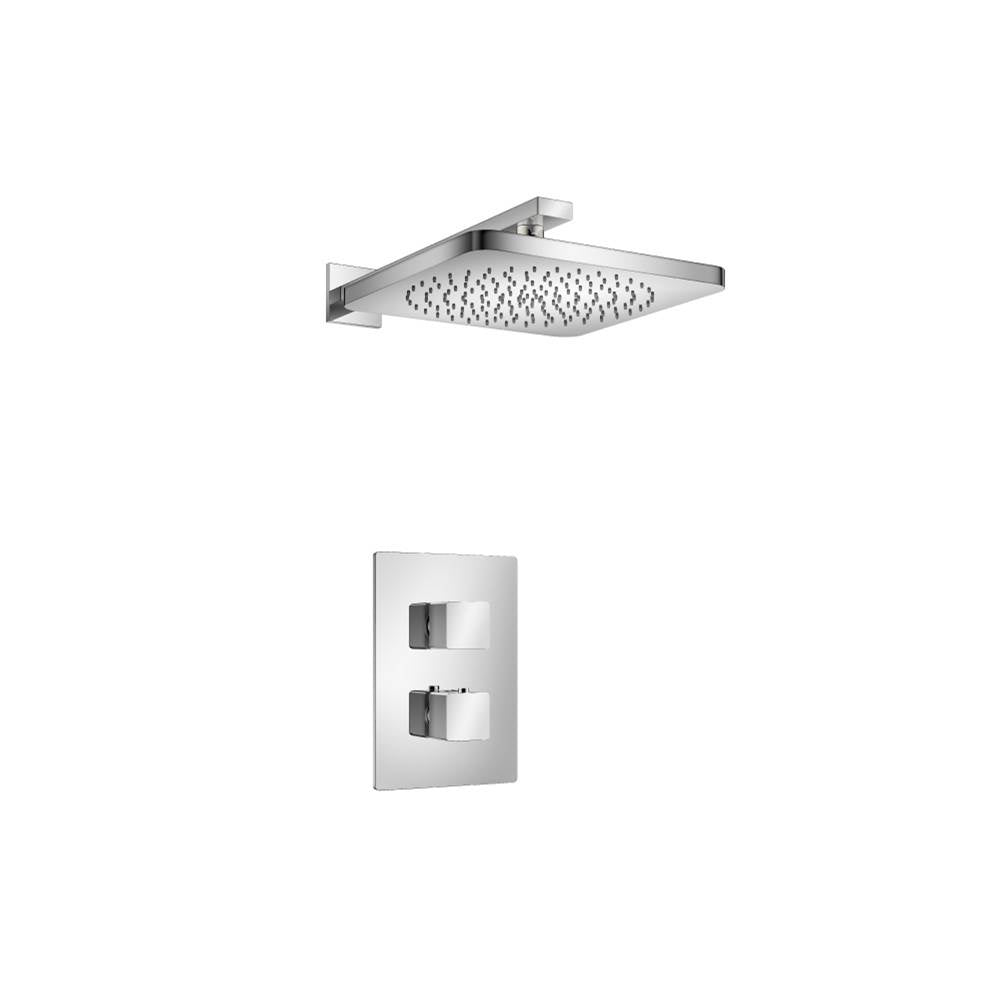 Isenberg By Flusso - Single Output Shower Set With Shower Head And Arm - Chrome