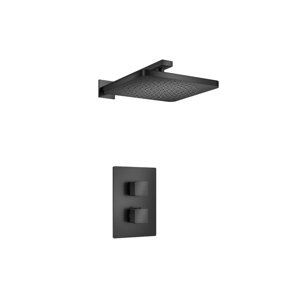 Isenberg By Flusso - Single Output Shower Set With Shower Head And Arm - Matte Black