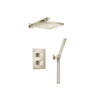 Isenberg By Flusso - Two Output Shower Set With Shower Head And Hand Held - Brushed Nickel PVD