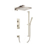 Isenberg By Flusso - Two Output Shower Set With Shower Head, Hand Held And Slide Bar - Brushed Nickel PVD