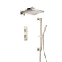 Isenberg By Flusso - Two Output Shower Set With Shower Head, Hand Held And Slide Bar - Brushed Nickel PVD