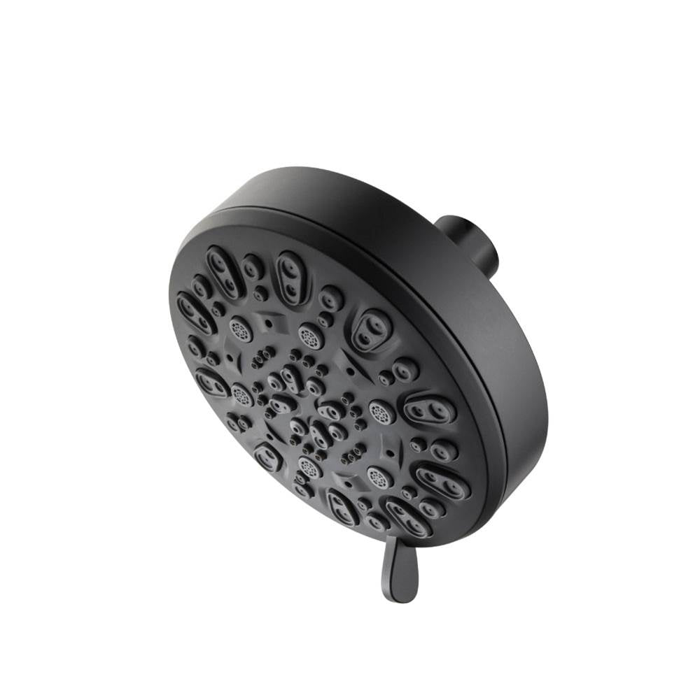 Isenberg By Flusso - 6-Function ABS Showerhead - Matte Black