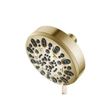 Isenberg By Flusso - 6-Function ABS Showerhead - Satin Brass PVD