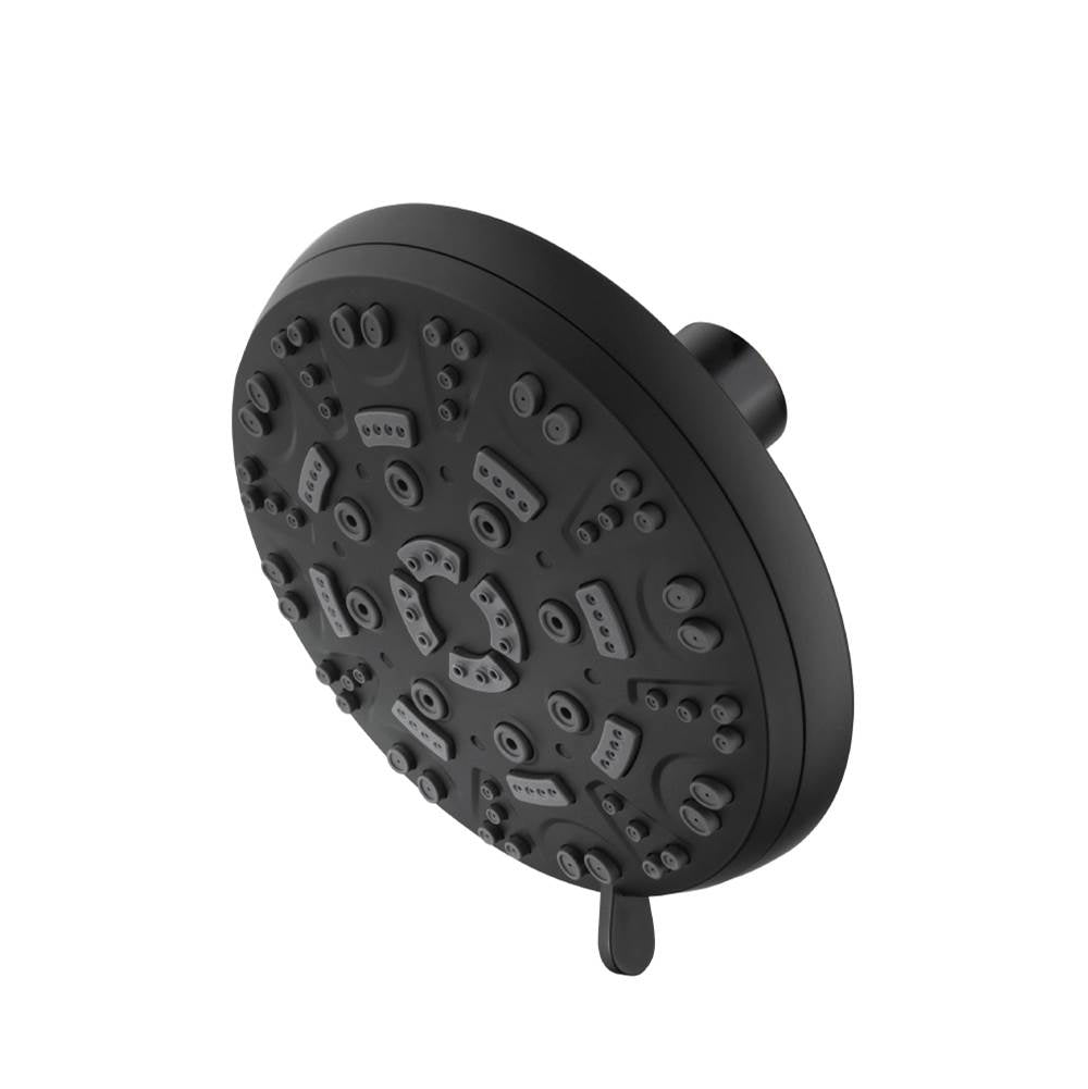 Isenberg By Flusso - 6-Function ABS Shower Head - Matte Black