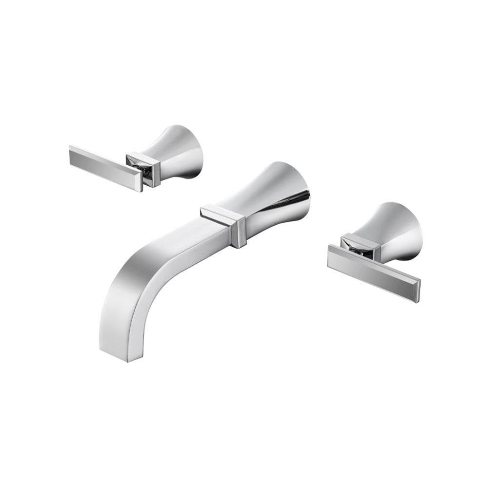 Isenberg By Flusso - Trim For Two Handle Wall Mounted Bathroom Faucet - Chrome