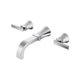 Isenberg By Flusso - Trim For Two Handle Wall Mounted Bathroom Faucet - Chrome