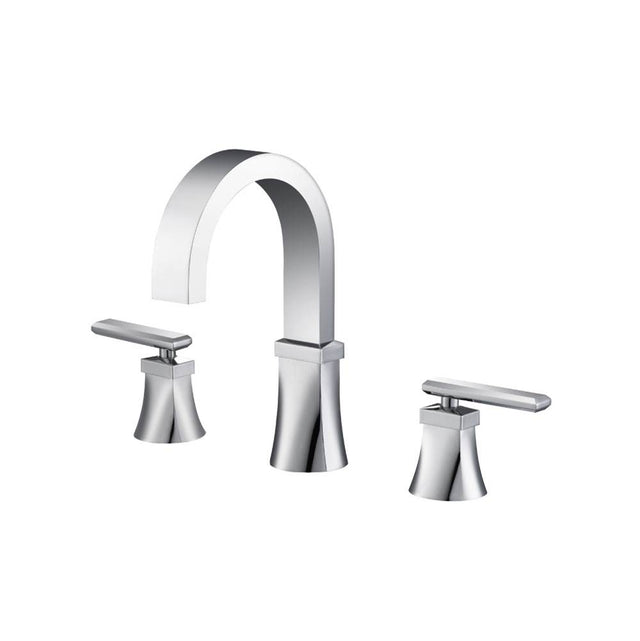 Isenberg By Flusso - Three Hole 8'' Widespread Two Handle Bathroom Faucet - Chrome