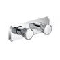 Isenberg By Flusso - 3/4'' Horizontal Thermostatic Shower Valve & Trim - 2 Output - Chrome