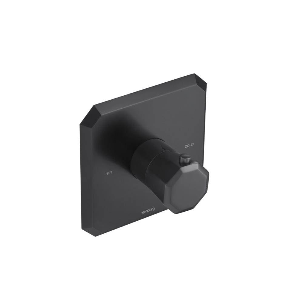Isenberg By Flusso - Trim For 3/4'' Thermostatic Valve - Use with TVH.4201 - Matte Black
