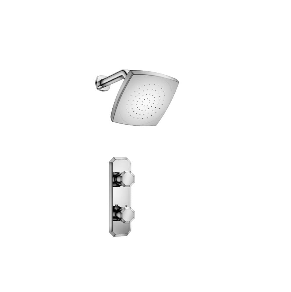 Isenberg By Flusso - Single Output Shower Set With Shower Head And Arm - Chrome