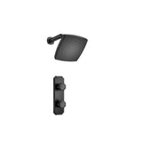 Isenberg By Flusso - Single Output Shower Set With Shower Head And Arm - Matte Black