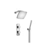 Isenberg By Flusso - Two Output Shower Set With Shower Head And Hand Held - Chrome