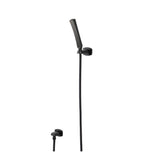 Isenberg By Flusso - Hand Shower Set With Wall Elbow, Holder and Hose - Matte Black
