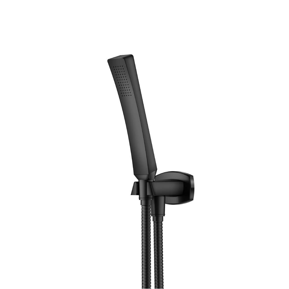 Isenberg By Flusso - Hand Shower Set With Wall Elbow, Holder and Hose - Matte Black