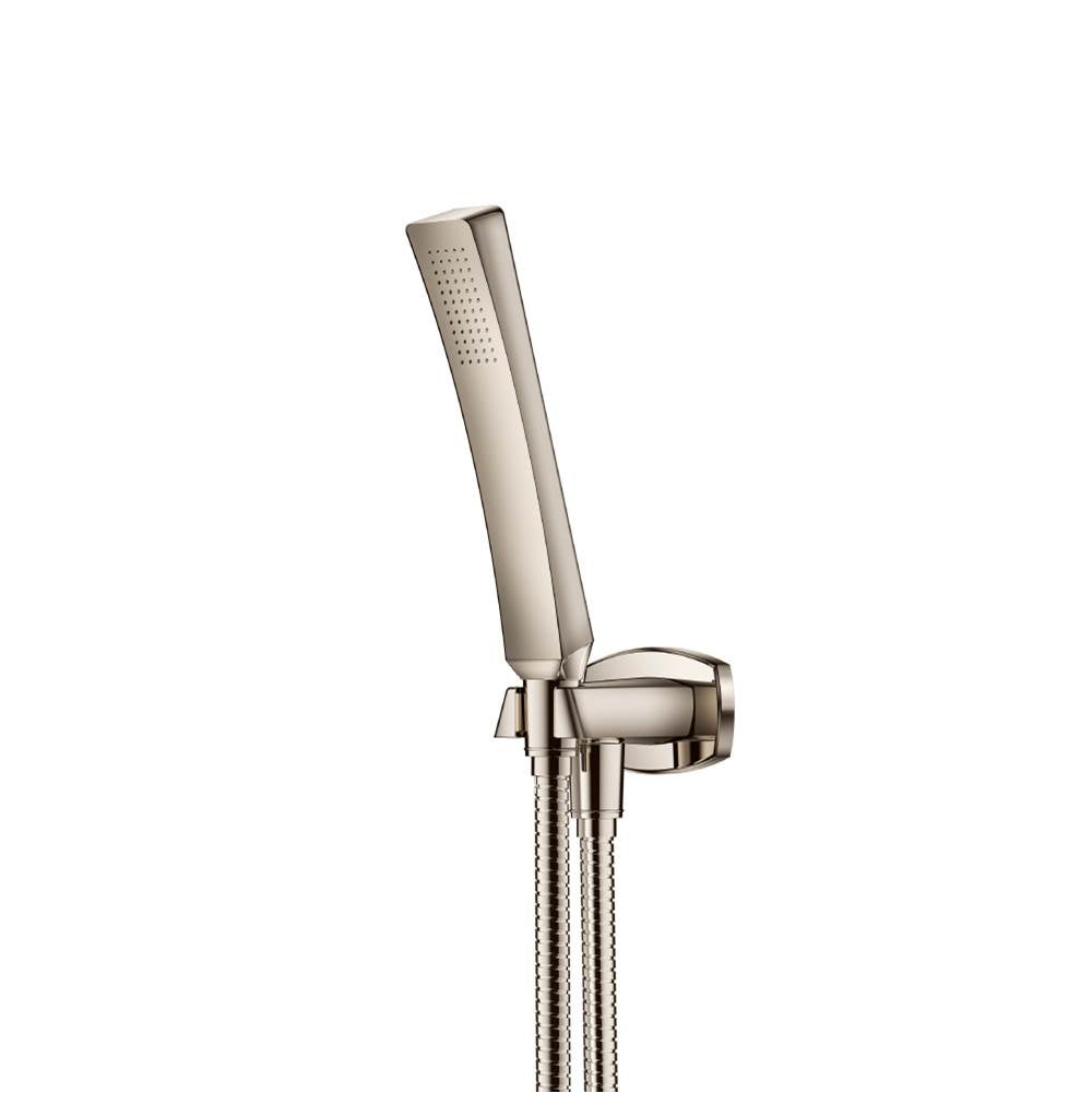 Isenberg By Flusso - Hand Shower Set With Wall Elbow, Holder and Hose - Polished Nickel PVD